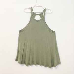 High Neck Cotton Tank